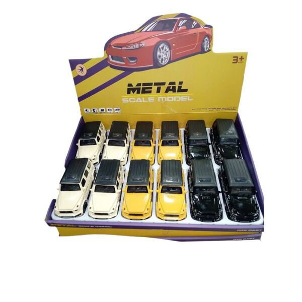 1:24 Sesli Işıklı Metal Çek Bırak Araba