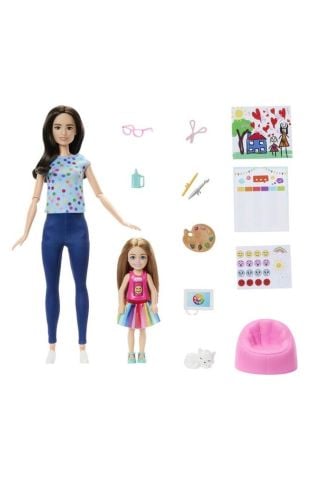 Barbie Ve Chelsea Sanat Atölyesi Oyun Seti Hrg48