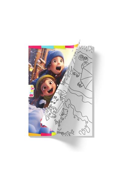 Boyama Kitabı - Mevsimler - 48 Sayfa