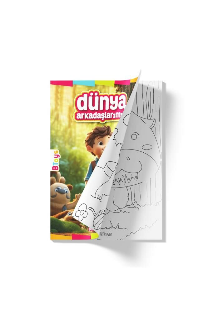 Boyama Kitabı - Dünya Arkadaşlarımız - 24 Sayfa
