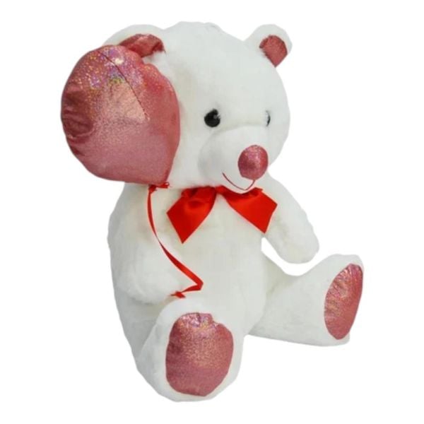 Peluş 40 Cm Parlak Balonlu Ayı