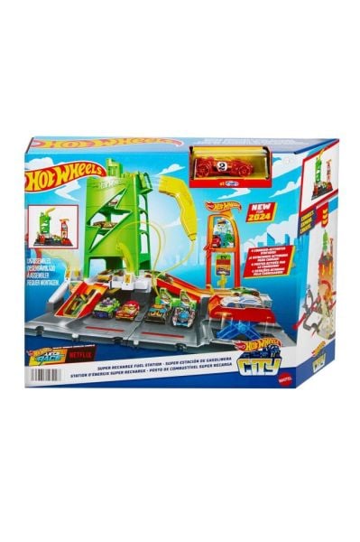 Hot Wheels Elektrikli Araç Şarj Istasyonu Oyun Seti Htn79