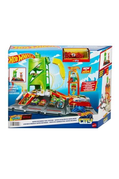Hot Wheels Elektrikli Araç Şarj Istasyonu Oyun Seti Htn79