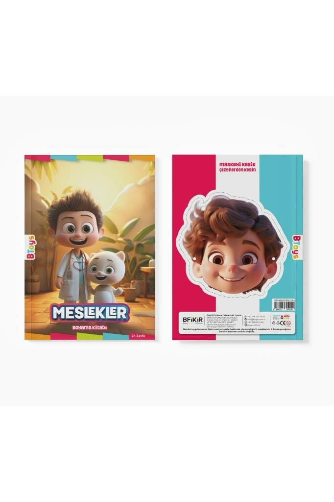 Boyama Kitabı - Meslekler - 24 Sayfa