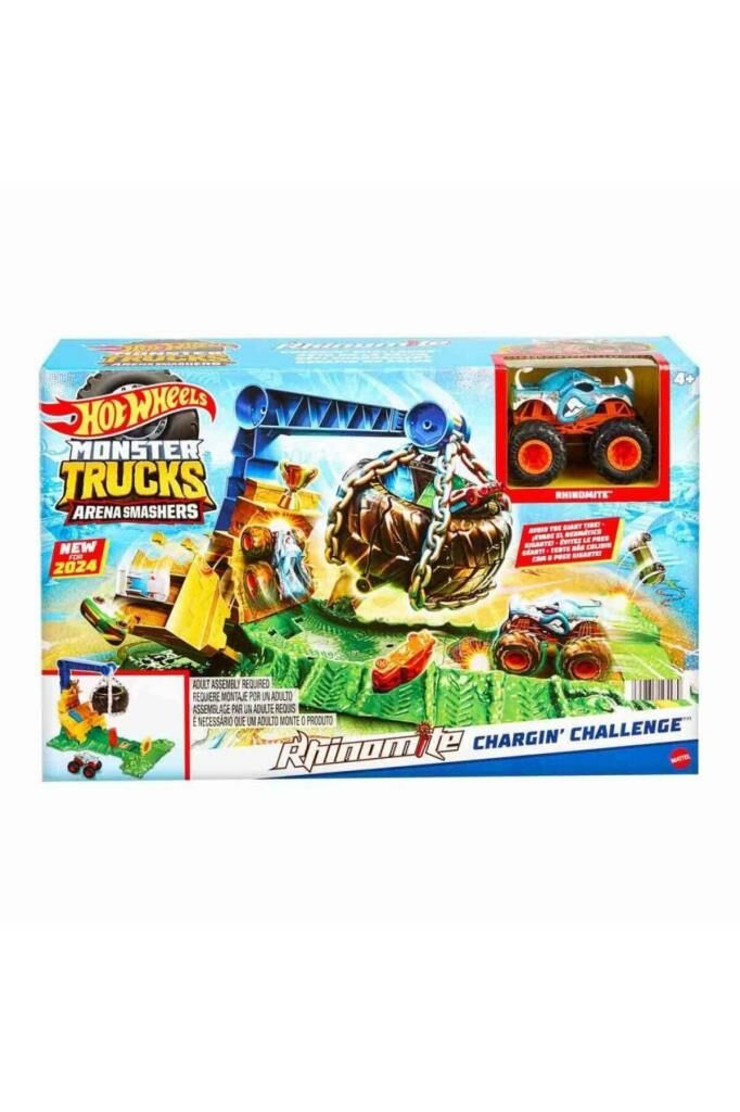 Hot Wheels Urg Htp18 Monster Trucks Arenada Rhinomite Mücadelesi
