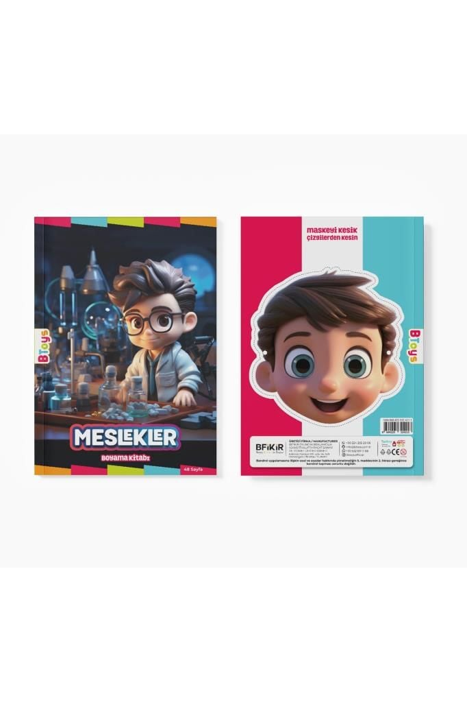 Boyama Kitabı - Meslekler - 48 Sayfa