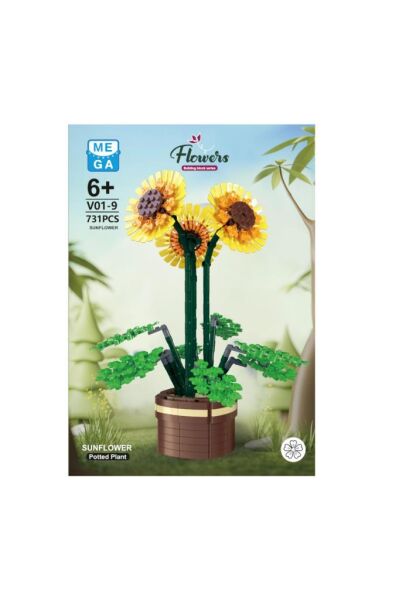 Blok Çiçek Ayçiçeği 731 Parça