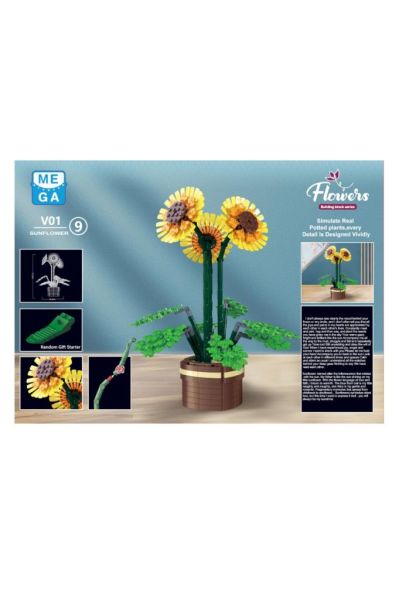 Blok Çiçek Ayçiçeği 731 Parça