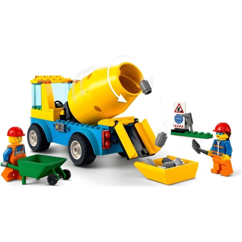 Lego® City - Beton Mikseri, 85 Parça, +4 Yaş Kız Erkek Çocuk Oyuncak Eğitici Oyuncaklar 60325