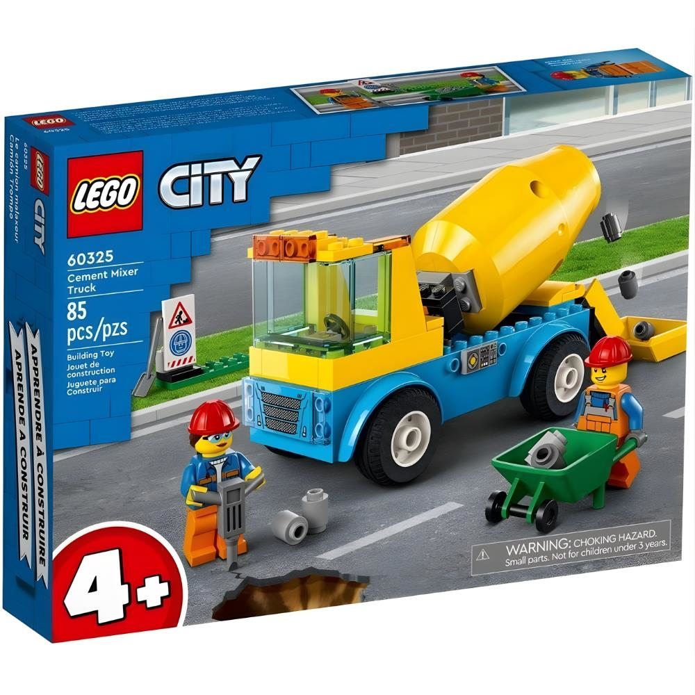 Lego® City - Beton Mikseri, 85 Parça, +4 Yaş Kız Erkek Çocuk Oyuncak Eğitici Oyuncaklar 60325