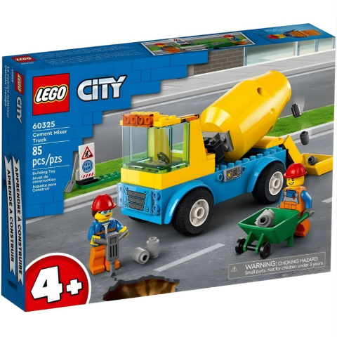 Lego® City - Beton Mikseri, 85 Parça, +4 Yaş Kız Erkek Çocuk Oyuncak Eğitici Oyuncaklar 60325