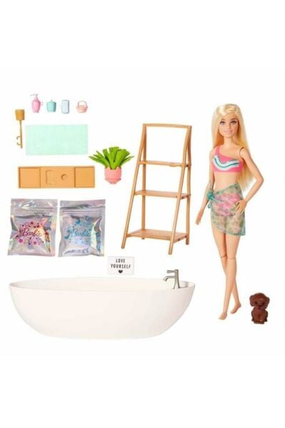 Barbie Hkt92 Wellness - Nin Spa Günü Oyun Seti