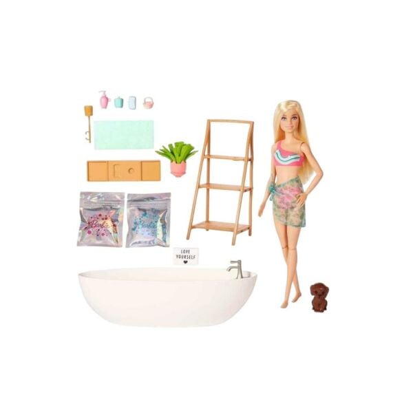 Barbie Hkt92 Wellness - Nin Spa Günü Oyun Seti
