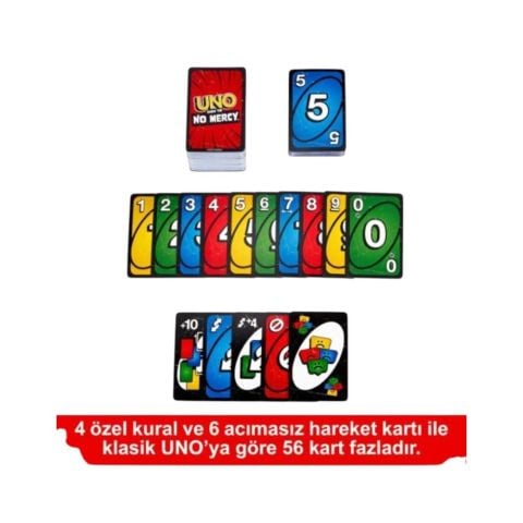 Uno Show ‘em No Mercy Oyun Kartları HWV18