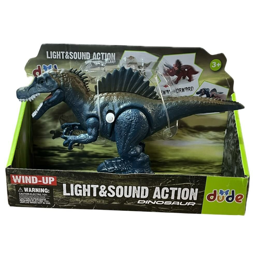 Kurmalı Işıklı Sesli Yürüyen Dino