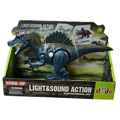 Kurmalı Işıklı Sesli Yürüyen Dino