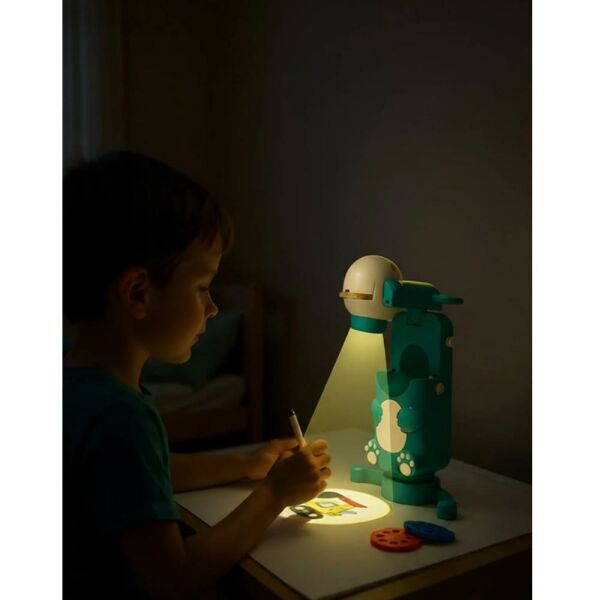 Gokidy Eğitici Projeksiyonlu Çizim Oyuncağı | 6 Renkli Slayt Diskli