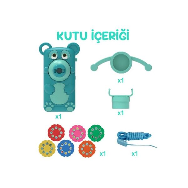 Gokidy Eğitici Projeksiyonlu Çizim Oyuncağı | 6 Renkli Slayt Diskli