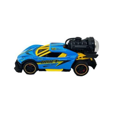 Spray Fonksiyonlu Pilli Metal Çek Bırak Araba - Açık Mavi