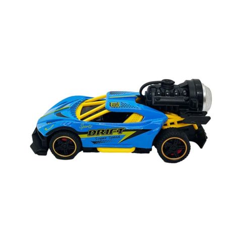 Spray Fonksiyonlu Pilli Metal Çek Bırak Araba - Açık Mavi