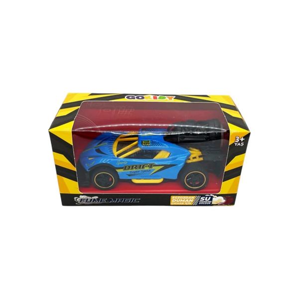 Spray Fonksiyonlu Pilli Metal Çek Bırak Araba - Açık Mavi