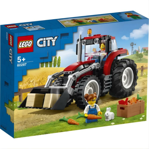 LEGO City Traktör 60287 Yapım Seti; Çocuklar için Harika bir Oyuncak (148 Parça)