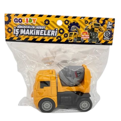 Sürtmeli Dönüşebilen İş Makinası( Mikser-Kamyon-Kepçe-Tanker)