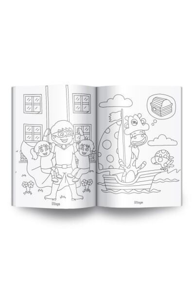 Boyama Kitabı - Geleceğin Kahramanları - 32 Sayfa