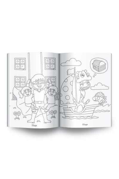 Boyama Kitabı - Geleceğin Kahramanları - 32 Sayfa