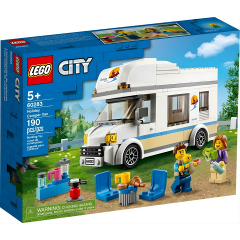 LEGO® City Tatilci Karavanı 60283 Yapım Seti; Çocuklar için Harika bir Tatil Oyuncağı (190 Parça)
