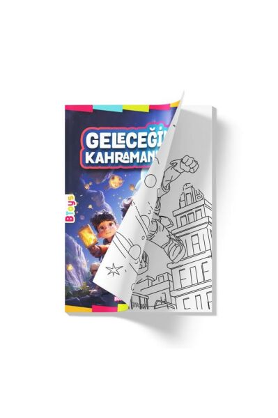 Boyama Kitabı - Geleceğin Kahramanları - 48 Sayfa