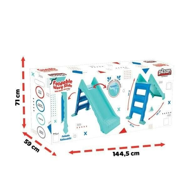 Katlanabilir Dalgalı Su Kaydırağı