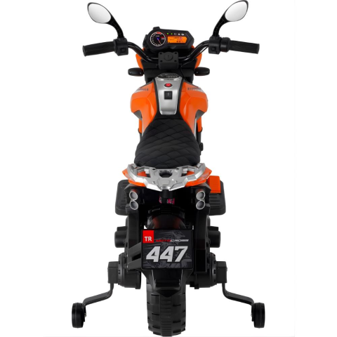 Babyhope 447 Motocross Akülü Motorsiklet 12V Turuncu