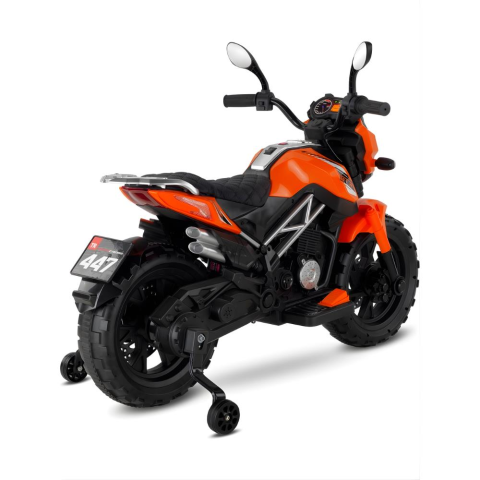 Babyhope 447 Motocross Akülü Motorsiklet 12V Turuncu