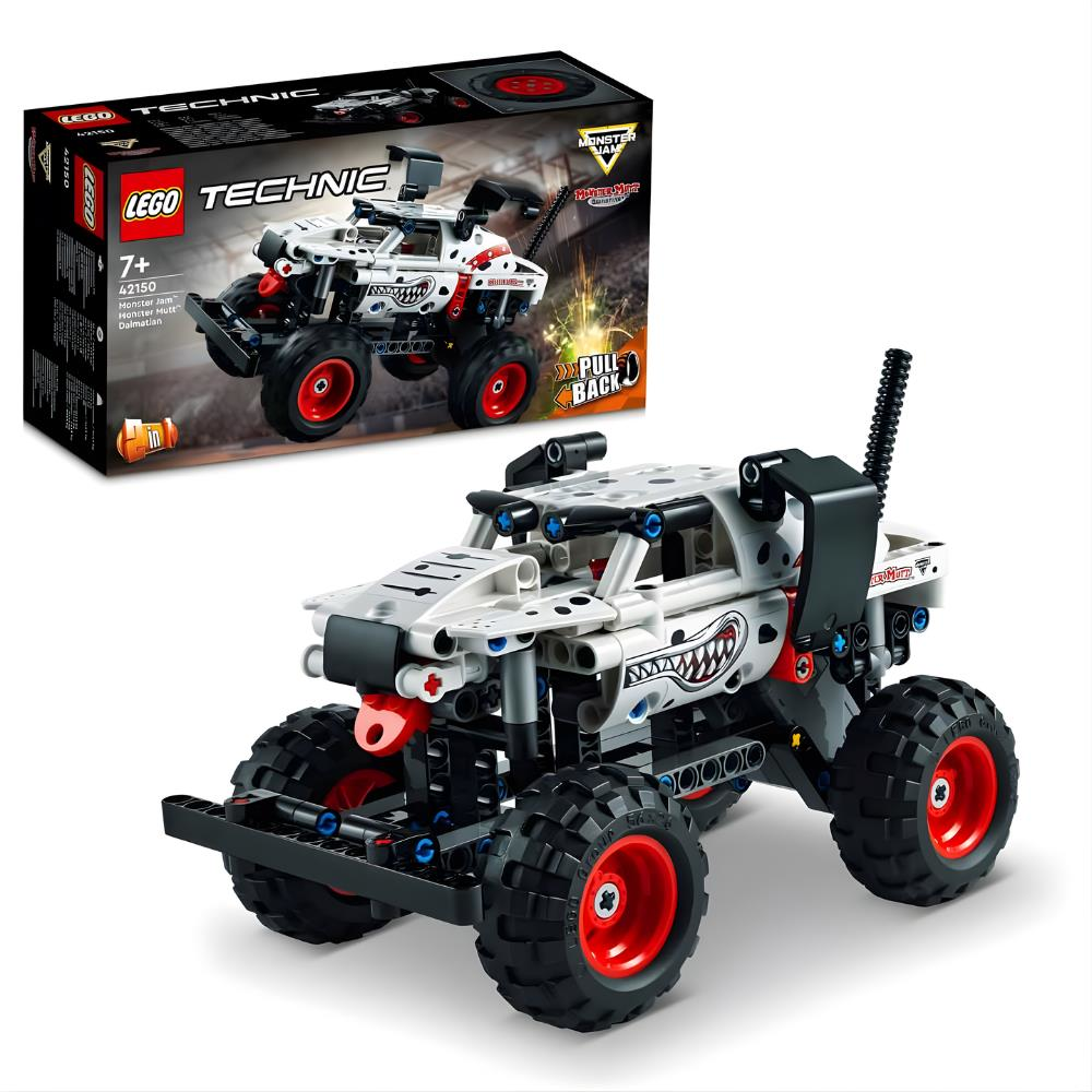 LEGO Technic Monster Jam Monster Mutt Dalmaçyalı 42150 7 Yaş ve Üzeri Çocuklar için Kamyonlu Oyuncak Yapım Seti (244 Parça)