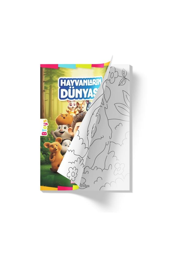 Boyama Kitabı - Hayvanların Dünyası - 24 Sayfa