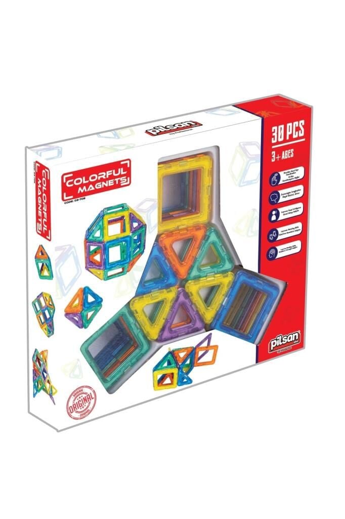 PİLSAN Renkli Magnetler 30 Parça