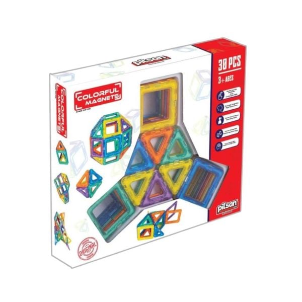 PİLSAN Renkli Magnetler 30 Parça