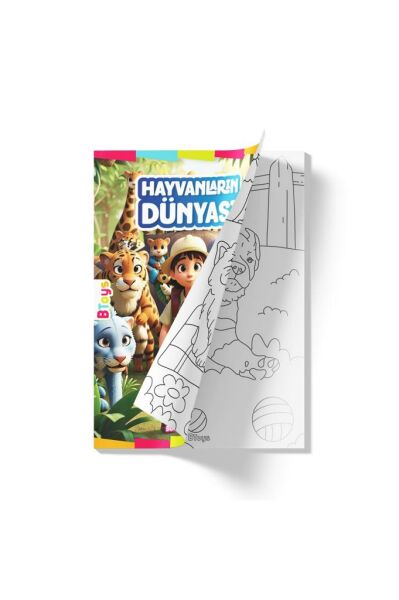 Boyama Kitabı - Hayvanların Dünyası - 32 Sayfa