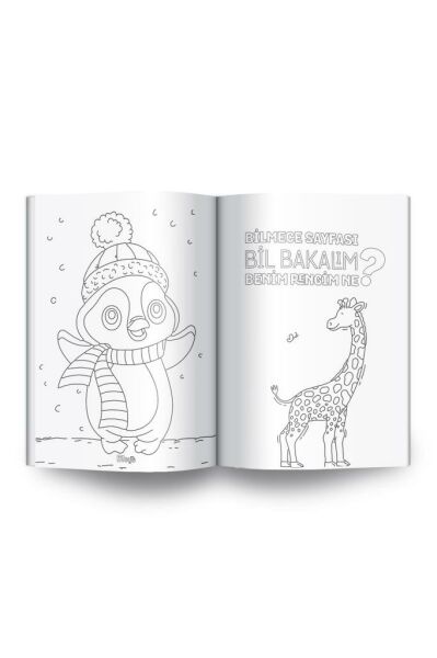 Boyama Kitabı - Hayvanların Dünyası - 32 Sayfa