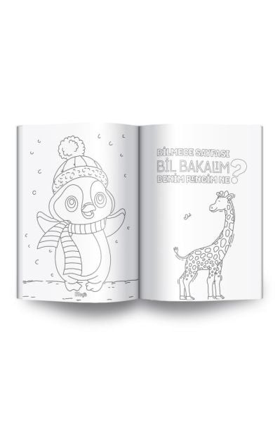 Boyama Kitabı - Hayvanların Dünyası - 32 Sayfa