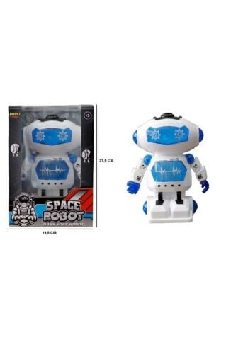 Yürüyen Sesli Işıklı Robot 27 Cm Fab.118
