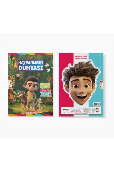 Boyama Kitabı - Hayvanların Dünyası - 48 Sayfa
