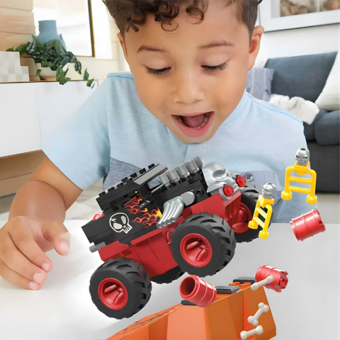 Mega Bloks Hot Wheels Smash N Crash Bone Shaker Çarpışma Pisti HKF87