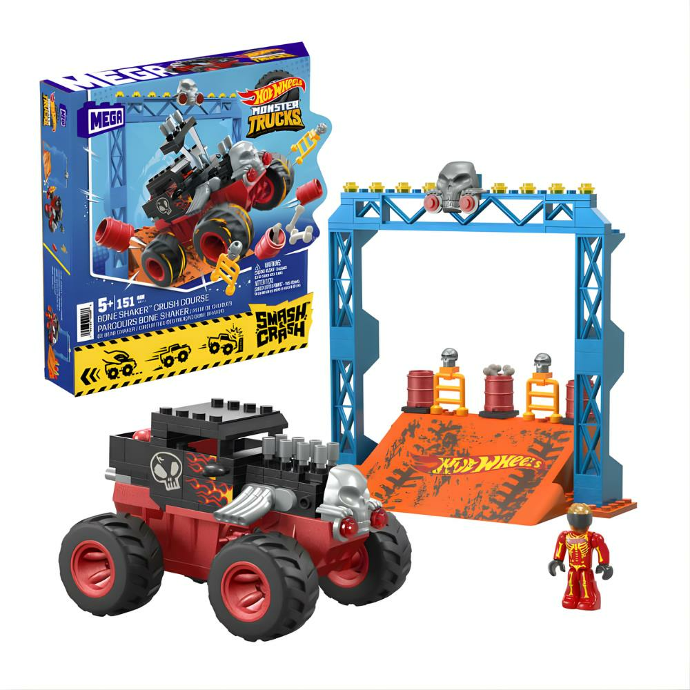 Mega Bloks Hot Wheels Smash N Crash Bone Shaker Çarpışma Pisti HKF87