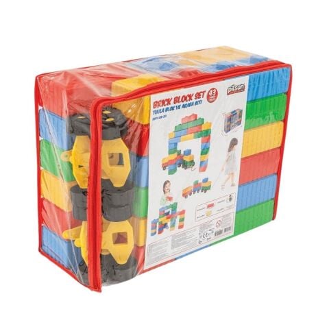 Tuğla Blok ve Araba Seti 43 Parça