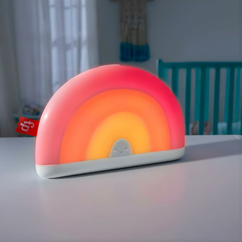Fisher Price Gökkuşağı Uyku Yardımcısı, Doğumdan itibaren tüm bebekler için müzikli ve ışıklı HGB91