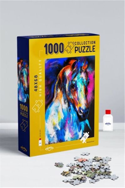 Renkli At 1000 Parça Puzzle