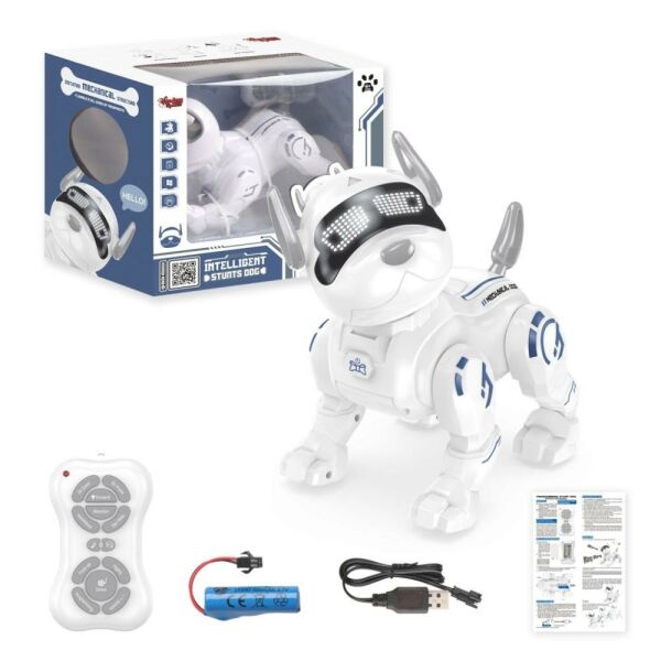Uzaktan Kumandalı Full Fonksiyonlu Işıklı ve Sesli Akıllı Köpek