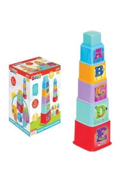 Kare Bultak Kule Çocuk Eğitici Geliştirici Oyuncak Lego